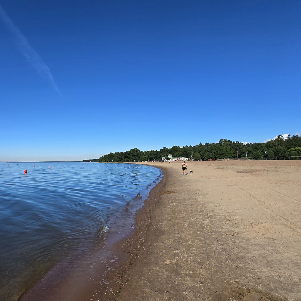 Зеленогорск пляж Терийоки